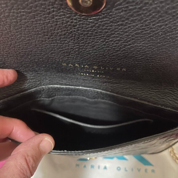 Black Crocodile Maria Oliver bag - Picture 4 of 4